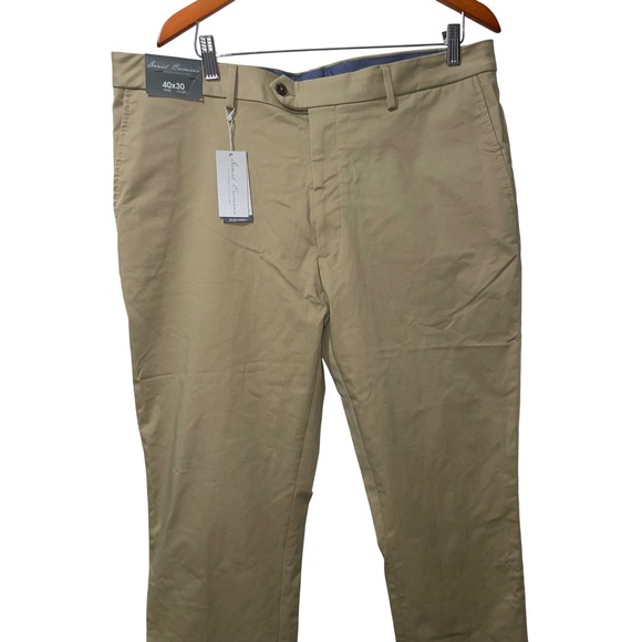 Daniel Cremieux Performance Dress Pants Mens 40x30 Khaki‎ Chinos Trousers - Picture 5 of 5